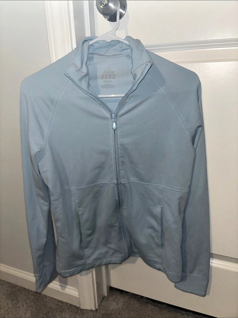 Adidas Women’s Lightweight Full-Zip Jacket in Blue